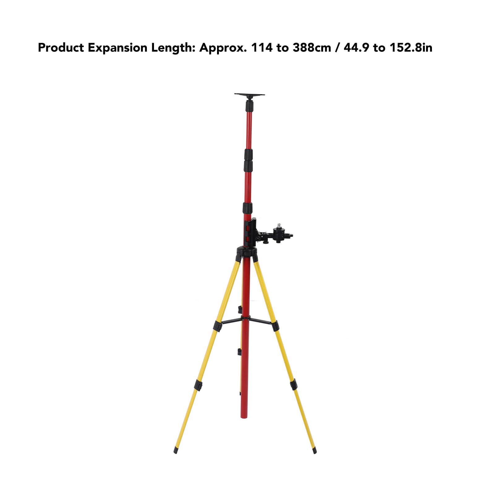 Support Niveau Télescopique 114-388 cm en Acier Inoxydable