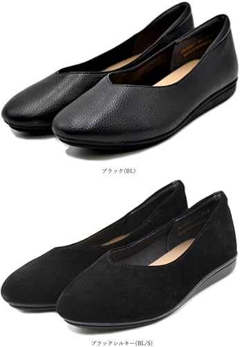 新品！あしながおじさん　ポインテッドトゥ　バックル　レザー　フラットパンプス 新品！あしながおじさん ポインテッドトゥ バックル レザー