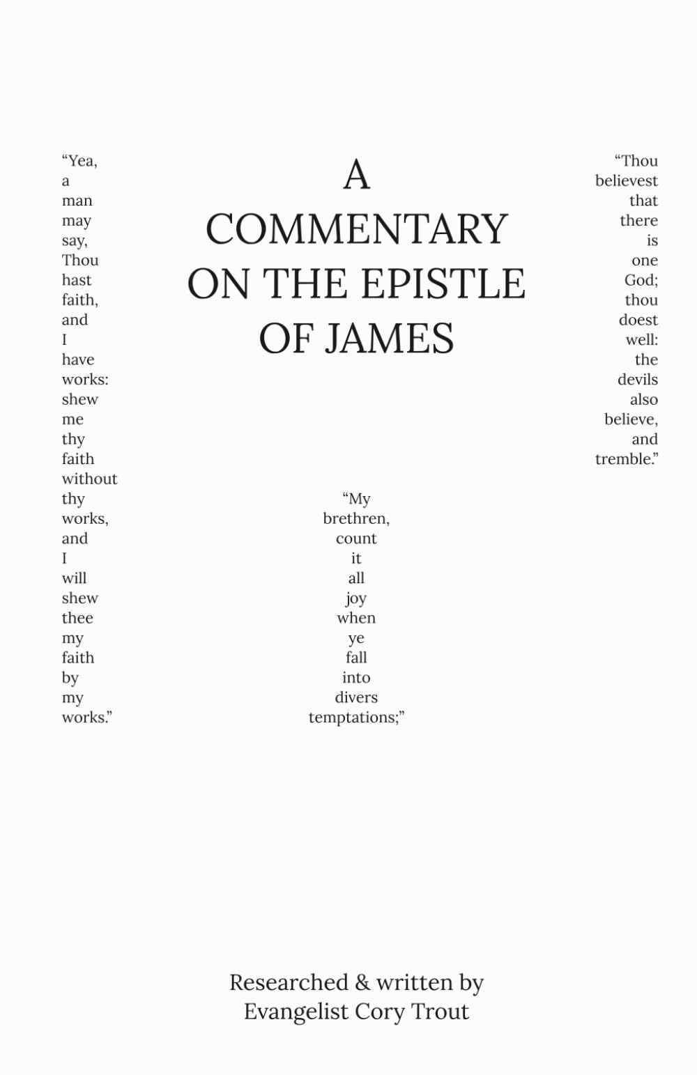 A Commentary on the Epistle of James