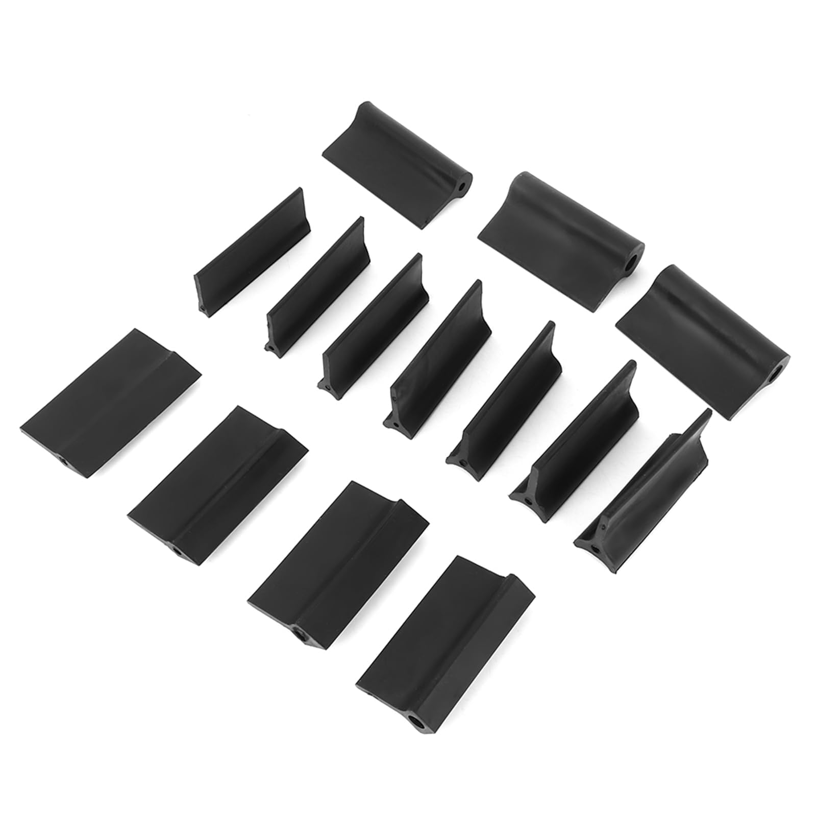 Ejoyous 14pcs Blok Szlifowania, Narzędzia do Obróbki Drewna Gumowe Chwyty Szlifowania, Precyzyjne Szlifowanie, Wszechstronne Bloki 14pcs, łatwe i Wszechstronne, Ulepszone Polerowanie Krzywych i