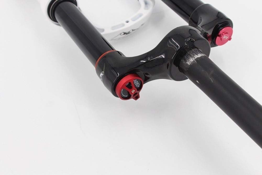 Widelec rowerowy 26" 27,5" 29" MTB pneumatyczny hamulec tarczowy rower do obsługi ręcznej rura kierownicy 110 mm skok sprężyny QR