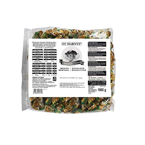 MARNYS Caramelos de Propóleo con Miel, Mentol y Eucalipto 1kg