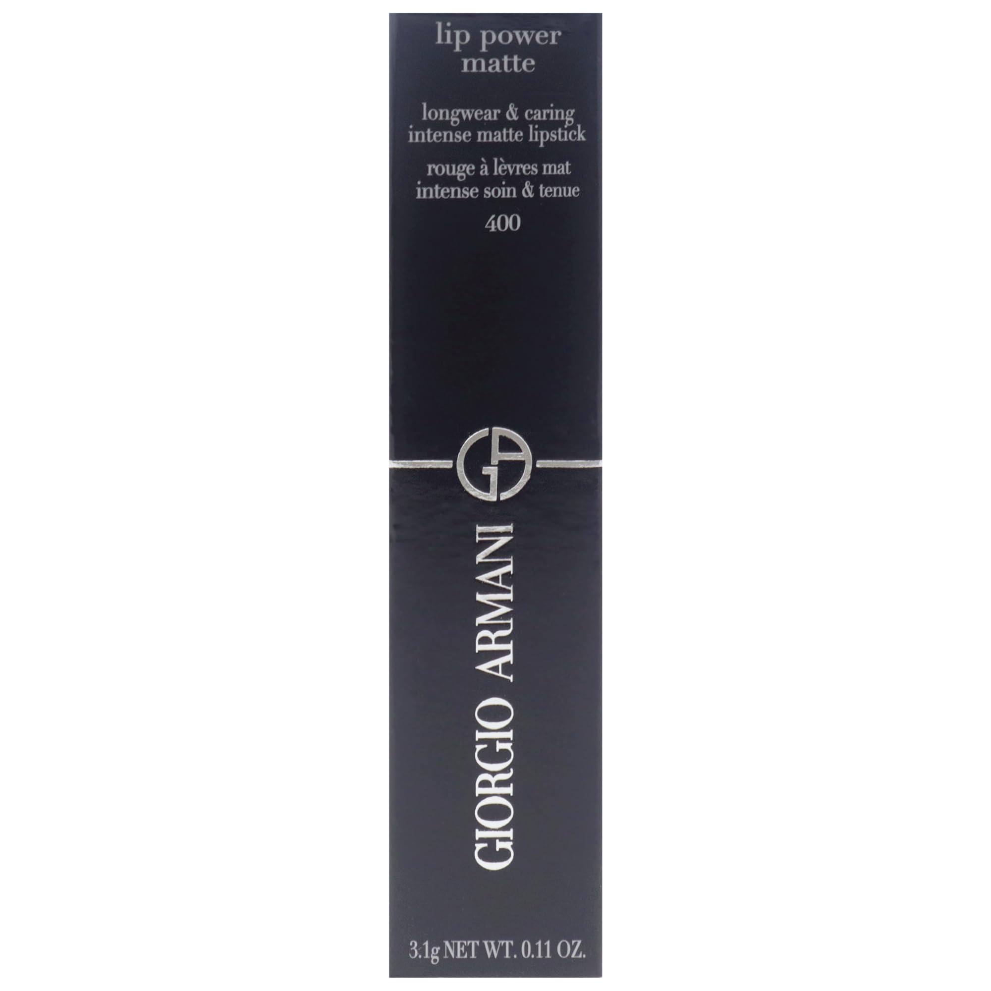 Lip Power Long-Lasting Matte Lipstick - 400 Four Hundred by Giorgio Armani for Women - pomadka 0,11 uncji