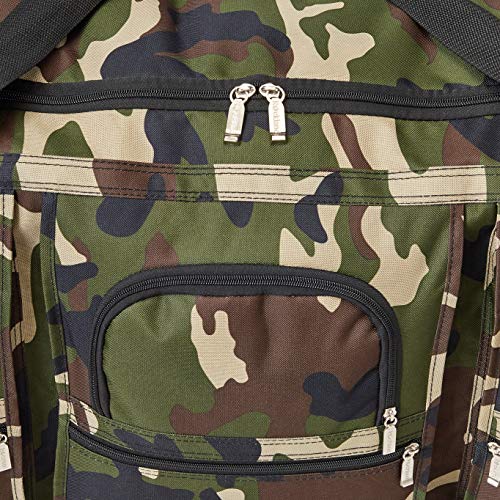 Rockland Rolling Duffel Bag, Camouflage, 40-Inch