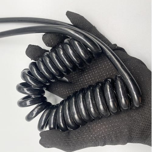 Câble spiralé rétractable pour éviter les nœuds de fils électriques