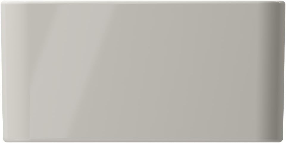 20'' White Fireclay Farmhouse Apron Kitchen Sink