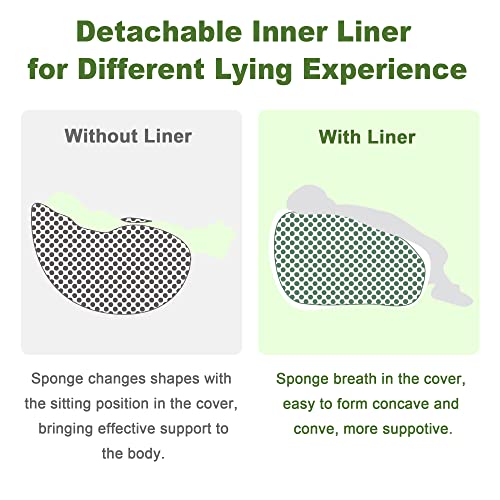 Habutway Bean Bag Chair 3Ft Luxurious Velvet Ultra Soft Fur With High-Rebound Memory Foam Bean Bag Chairs For Adults Plush Lazy Sofa With Fluffy Removable Sponge 3'(Green) #TOP5