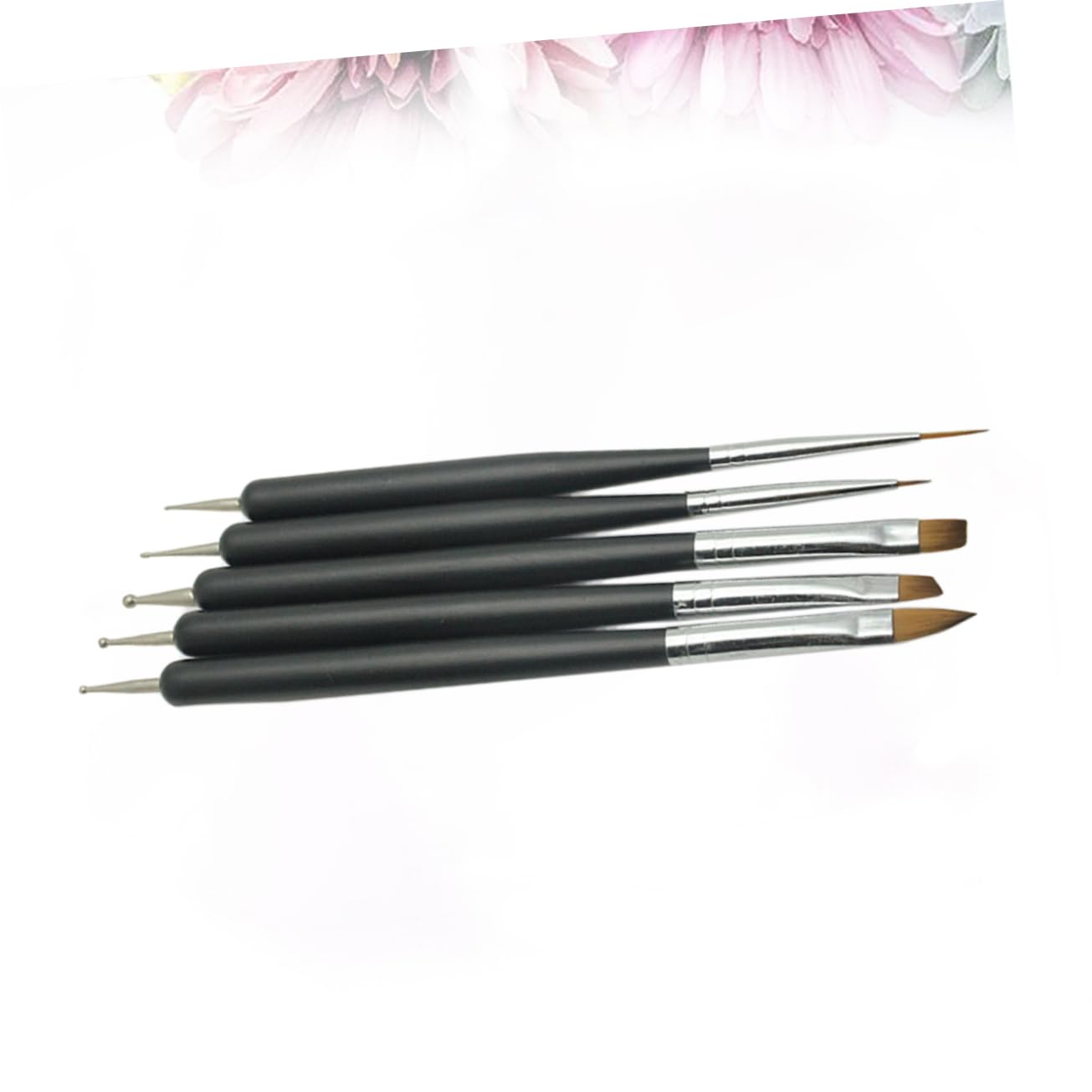 Healeved 15pezzi Penne Per Nail Art Con Punta Doppia Pennelli Per Manicure e Modellazione Strumenti Per Disegni e Dotting Per Unghie Professionali e Personali
