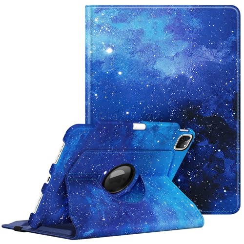 Porte-crayon étui rotatif iPad Pro 11 housse protection 360 ciel étoilé