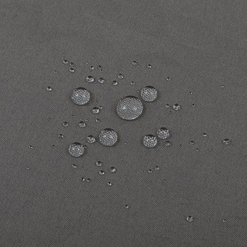 Image of ALYVIA SPRING Extra Long Fabric Shower Curtain or Liner Dark Gray, 72x84 | 3 Magnets, Soft Cloth & Hotel Quality, Machine Washable, Light-Weight, Extra Long Size