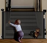 🎅{Plusieurs Lieux D'installation} ― La conception professionnelle permet à notre barrière de sécurité d'être installée à différents endroits. La conception unique offre une alternative innovante aux grilles de porte métalliques traditionnelles, vous permettant de l'installer dans les escaliers, les portes, les couloirs, les espaces intérieurs et extérieurs. Il s'adapte à tous vos besoins dans différentes situations.