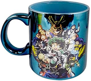 My Hero Academia Metallic Blue Ceramic Coffee Mug, 20oz - coolthings.us