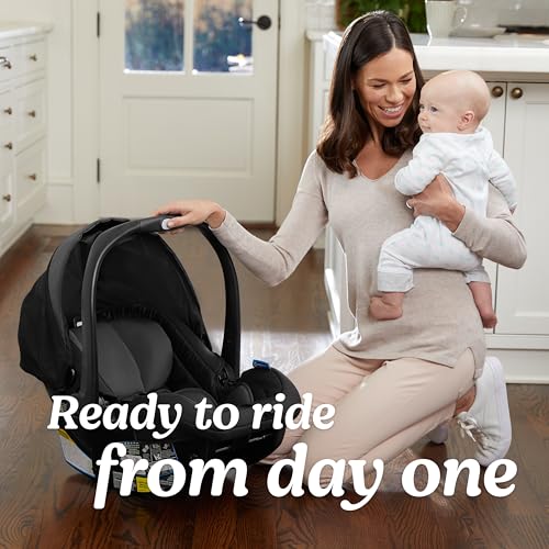 Graco SnugRide SnugFit LX Infant Car Seat, Baby Car Seat with Anti-Rebound Bar for Extra Safety, SnugLock Easy Install Carseat, 1-Hand Adjustable Handle, No-Rethread Harness, Baby Essentials, Pierce - image 2