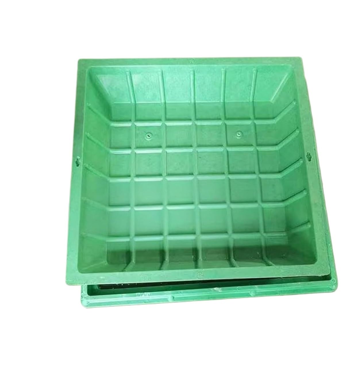 Composite Resin Grass Manhole Cover, Invisible Resin Manhole Cover And Frame Round Square Multiple Sizes(Square 70x70CM/27.5x27.5IN)