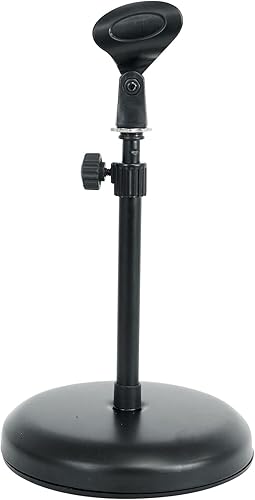 Miniatura 6 de Rockville iStand 7 Professional Studio Tablet, soporte para teléfono inteligente con altura y ángulo ajustables, e incluye clip para micrófono