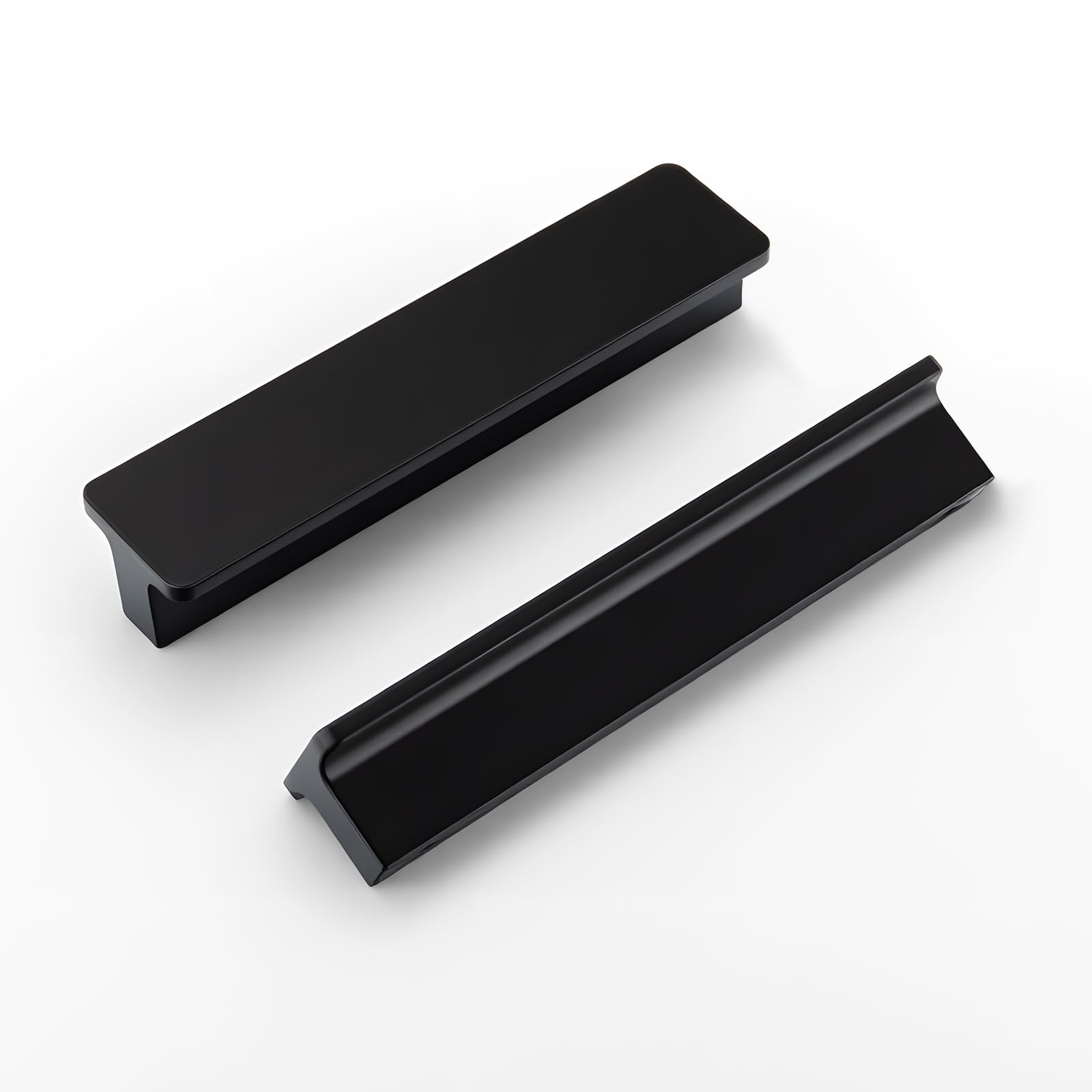 Photo 1 of Goldenwarm 10 Pack 3-3/4 Inch Kitchen Cabinet Handles Matte Black Drawer Pulls for Bathroom Black Cabinet Handles Dresser Drawer Hardware