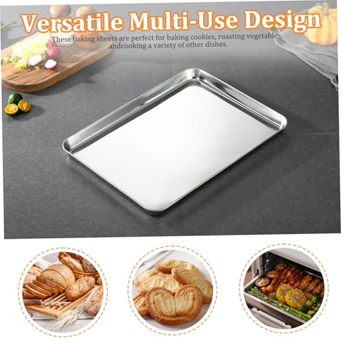 Plaque de cuisson plateau facile à nettoyer lot de 2