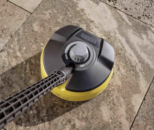 Image of Karcher - T 5 T-Racer 11 inch Electric Power Pressure Washer Surface Cleaner Attachment - 32 inch Extension Wand Included - 2600 PSI - for Karcher K1-K5