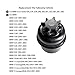 Power Steering Fluid Reservoir and Hose Line Kit for BMW E36 E38 E39 E46 525i 528i 530i 323Ci 323i 325Ci 325i 328Ci 328i 330Ci 330i replace 32411097164 32411128332 32411095526 32411094306
