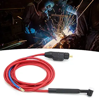 TIG Welding Torch, Weld Tools Accessories WP?17 200~350A High Power Welder Torch Air Cooled Labor?Saving for Welding Machine