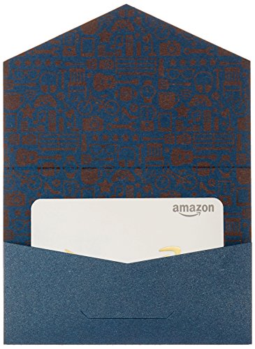 Amazon.com Gift Card In A Mini Envelope (Navy And Gold) #TOP1