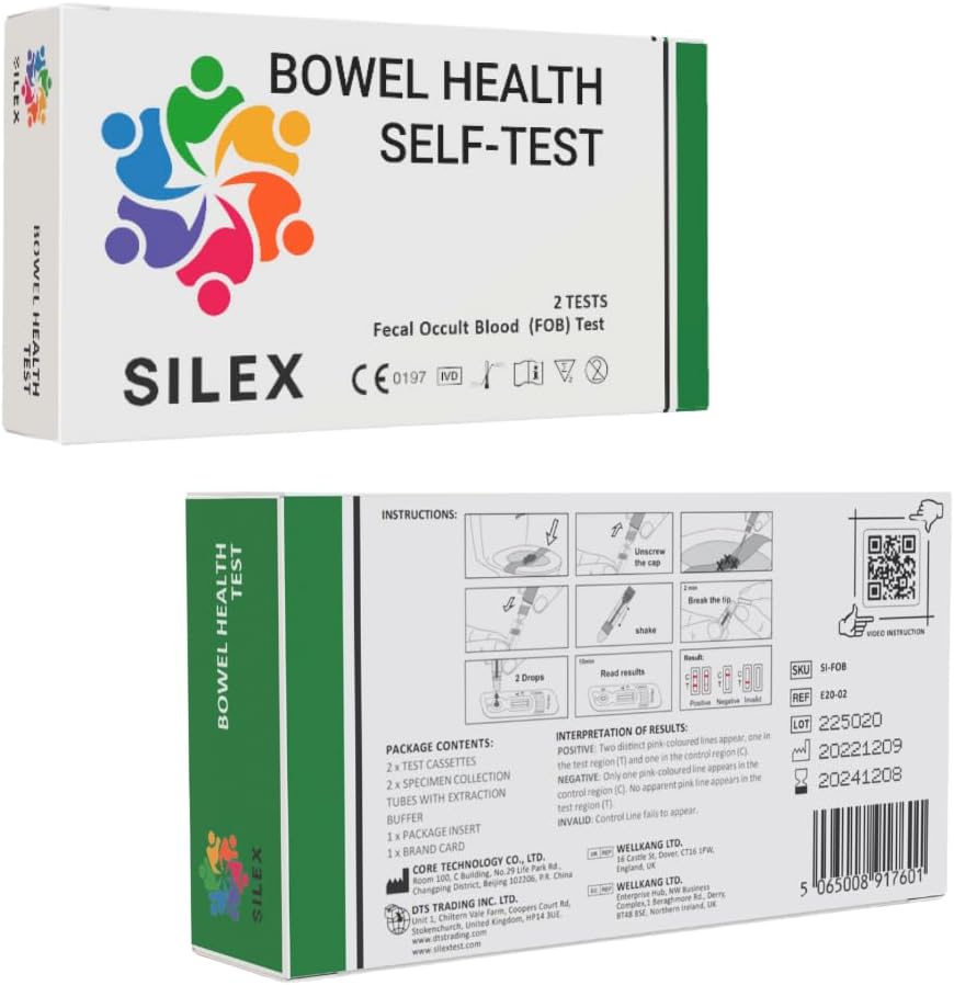SILEX™ Reliable Easy to Use Accurate & Rapid SelfTest Bowel Health