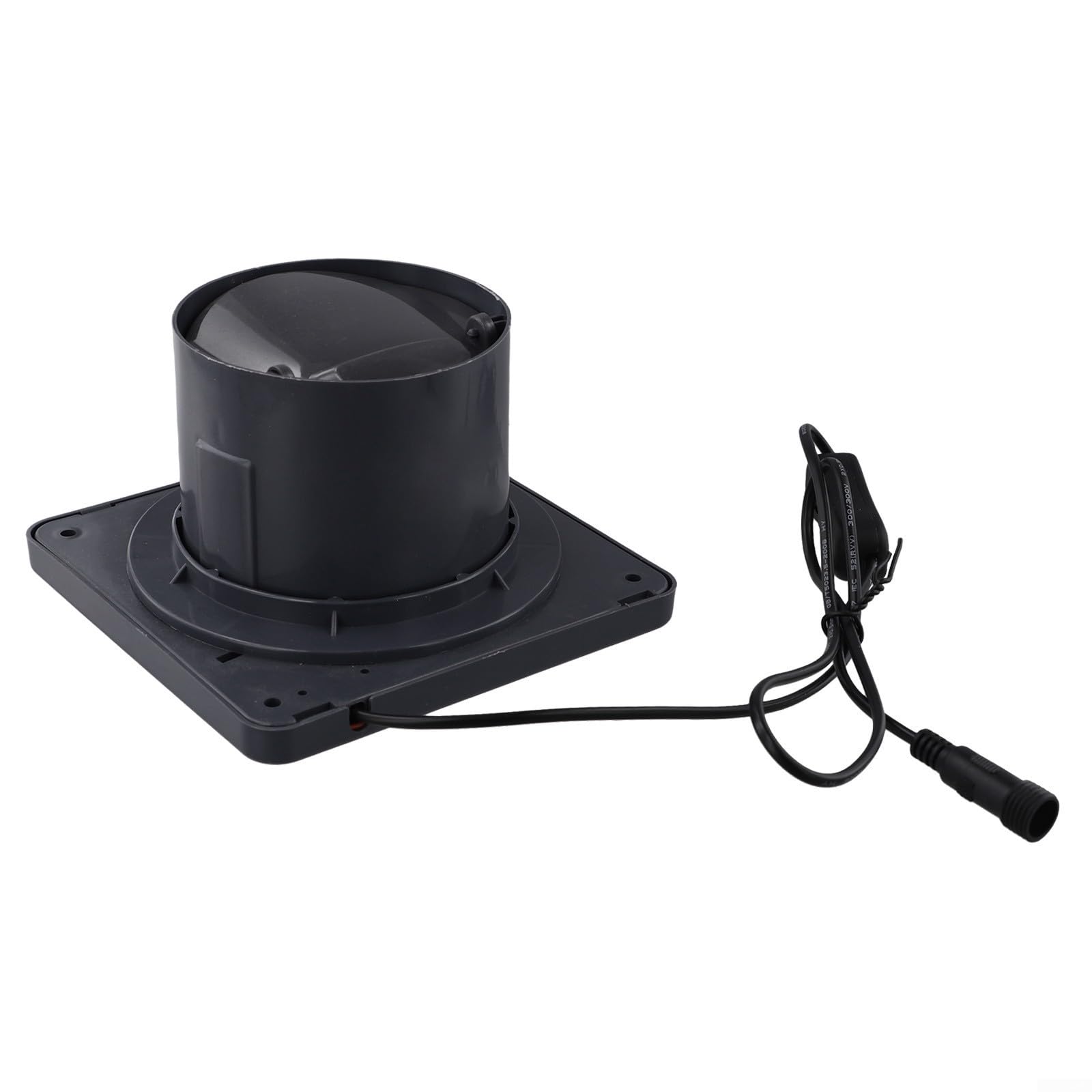 Oniissy Ventilateur de ventilation à énergie solaire 12 V avec panneau solaire, extracteur d'air haute vitesse pour installation murale ou châssis, design économe en énergie, moteur en cuivre pur