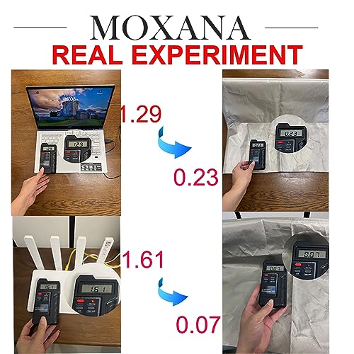 Moxona FABRIC88 Faraday Fabric Kit (44"W × 36"L Fabric + 36"L Tape).Multi-Purpose Conductive Cloth.Premium Soft Material Easy To Cut thumb #5