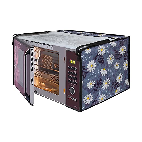 Image of DREAM KING Stylish Design & Printed Microwave Oven Cover Full Closure |waterproof & Dustproof Oven Cover Suitable for All Models - Multicolour SA10