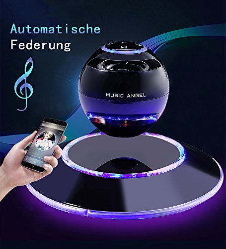Preisvergleich Produktbild Schwebender Lautsprecher Freischwebender Lautsprecher mit Bluetooth 4.0 Multifarben LED 360 Grad Rotierende Soundeffekt