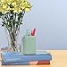 ZUFECY Pencil Holder, Pen Cup Makeup Brush Holder, Desktop Organizer Storage Case Scandinavian Design Stationery for School Home Office Supplies (Green)