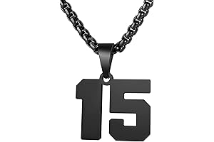 Personalized Number Chain Necklace: The Perfect Accessory for Aspiring Athletes