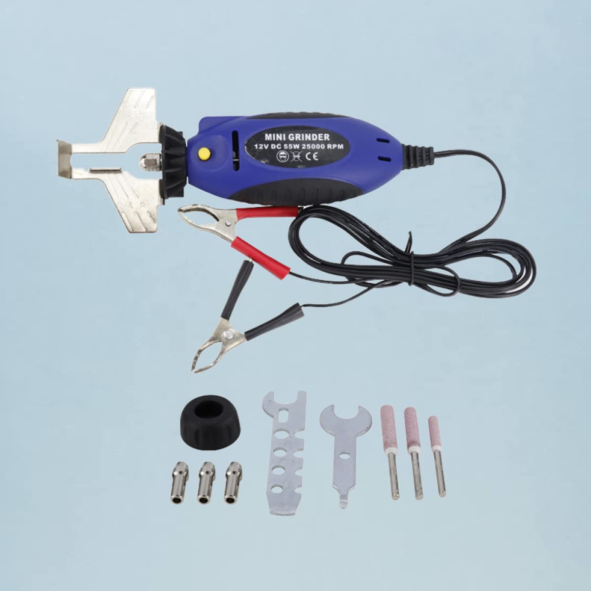 TEHAUX Rectificadora De Cadena Eléctrica De Mini Con Herramienta De Afilado Manual Afilador De Cadenas Para Motosierras Para Afilar Herramientas De Jardín