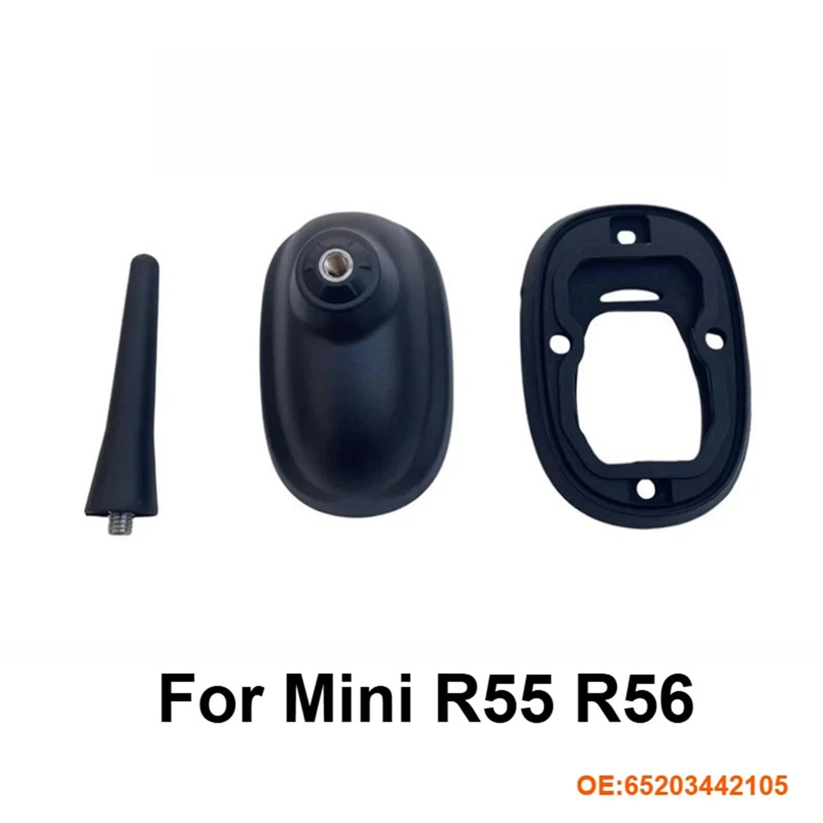 Pasuje do Mini Cooper R55 R56 65203442105 Akcesoria samochodowe Antena radiowa Podstawa anteny Uszczelka gumowa Pierścień uszczelniający antena radiowa samochodowa(1PC Lid)