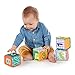 Bright Starts Grab & Stack Soft Blocks Toy, Ages 3 Months +