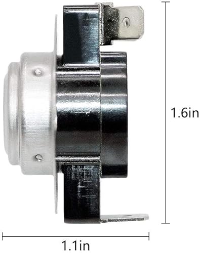 Miniatura 5 de Romalon Fusible térmico y termostato de repuesto compatible con secadora Incluye fusible térmico 6931EL3003D 6931EL3001F Termostato de secadora que