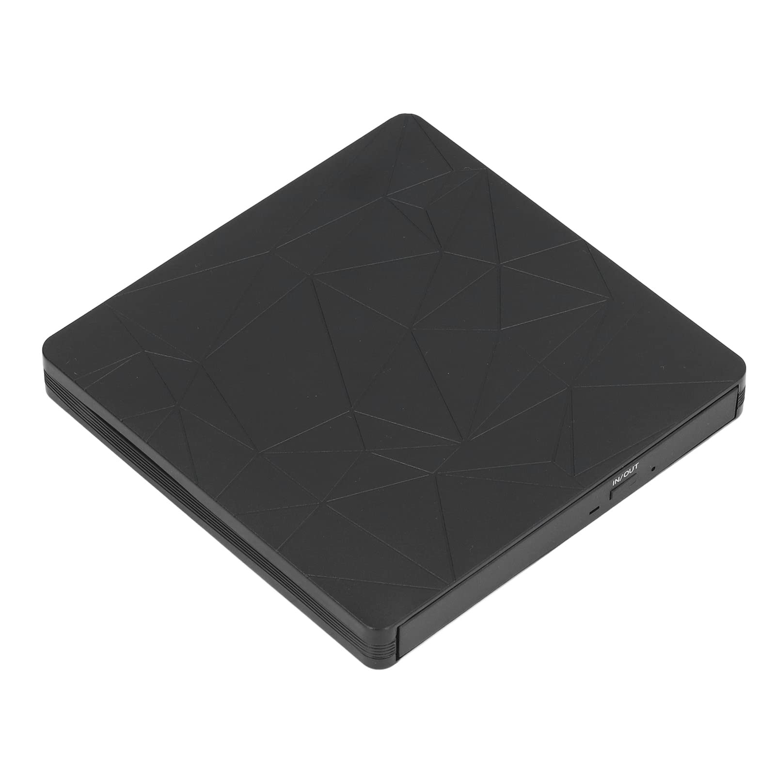 Lecteur DVD Externe USB 3.0, graveur CD/DVD Portable, Lecteur Optique à Texture araignée pour Ordinateur Portable, Lecteur de Disque Externe Plug-and-Play avec Alimentation par USB