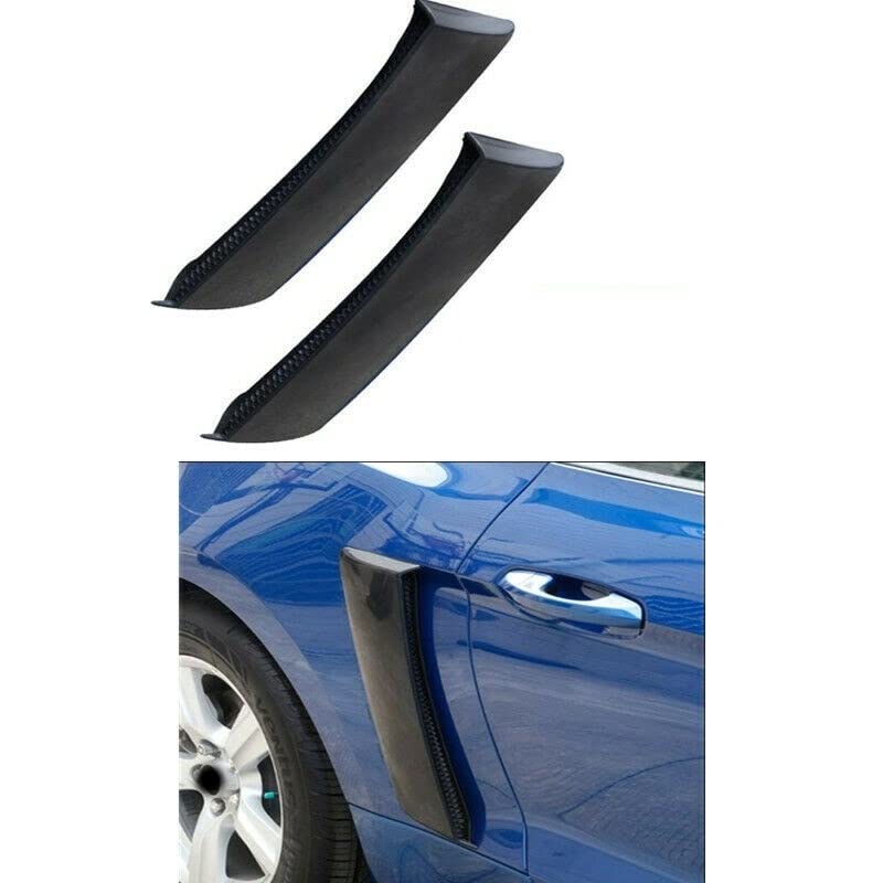 Spoiler Latéral Arrière Pour Ford Mustang GT350 2015-2018 - Paire Garde-boue ABS Noir