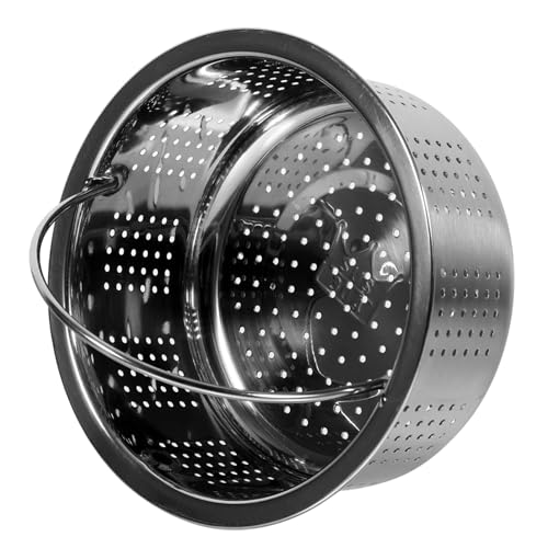 CHICAMPERA Cesta de Vapor Inoxidable Canasta de Vapor Portátil Cocción Vapor Arroz y Verduras Casa
