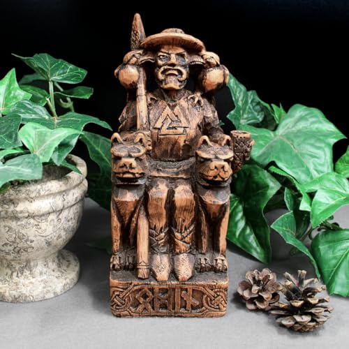 Estatua de Odin Dios Nórdico Decoración Hogar miniatura 3