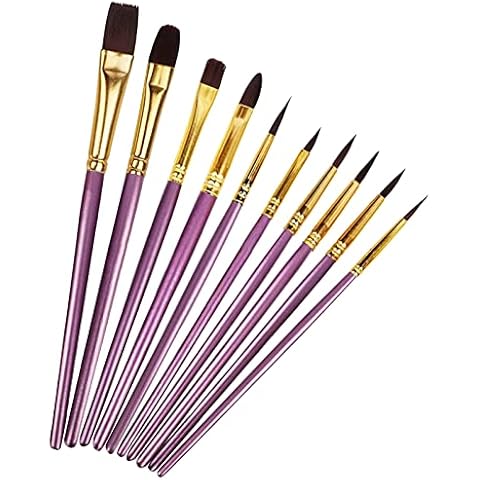 10 Pcs Aniyoo Paint Brushes for Children Cover
