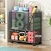 predolo Yoga Mat Storage Rack Fitness Weight Rack Fitness Metal Home Gym Storage Rack, Black