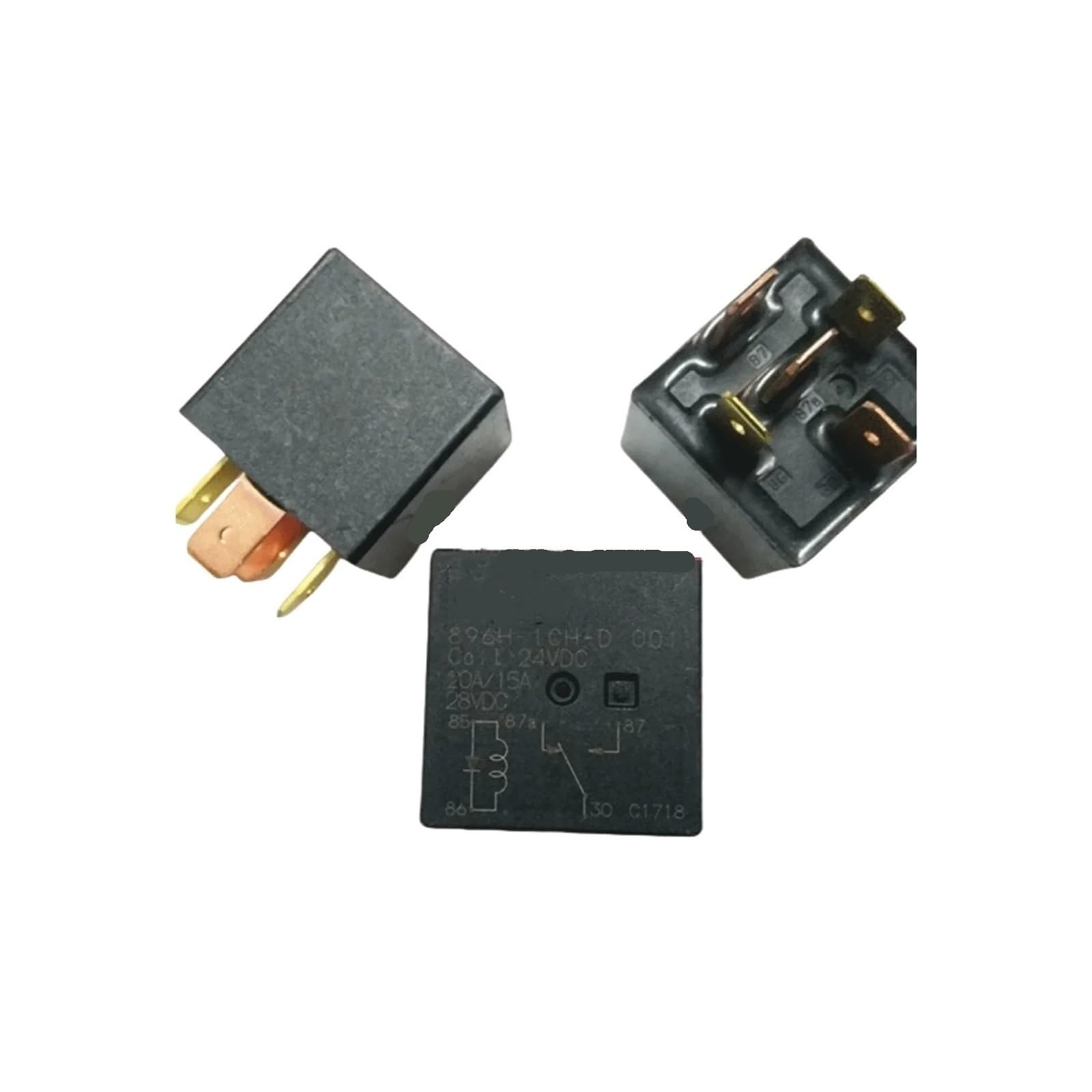 AARTERZZA 1PCS 896H-1CH-D 001 24VDC Automotive Relay 5 Pin