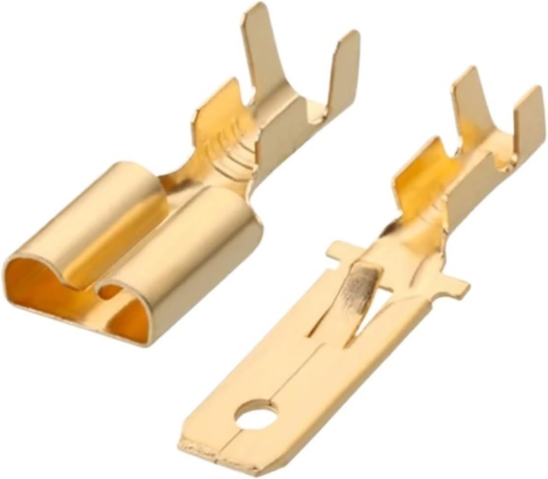 2Set Compatible With Automotive Harness Connector DJ7021F-6.3-11/21 Male Or Female 6180-2541 6189-0274 2Pin(COLORLESS -2Sets)