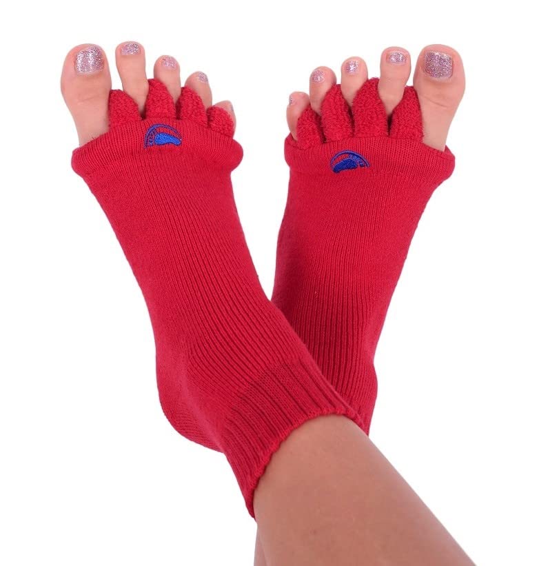 My Happy Feet The Original Foot Alignment Socks RED M