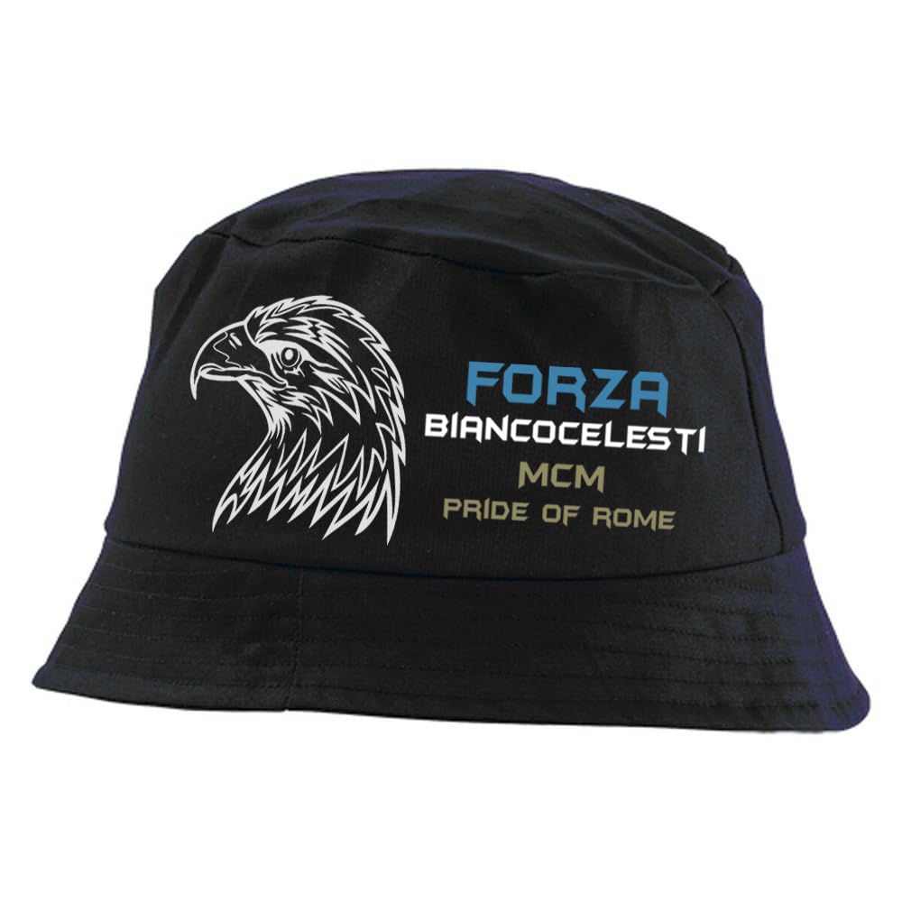 Torino Calcio Abbigliamento Cappello Pescatora Nero Unisex