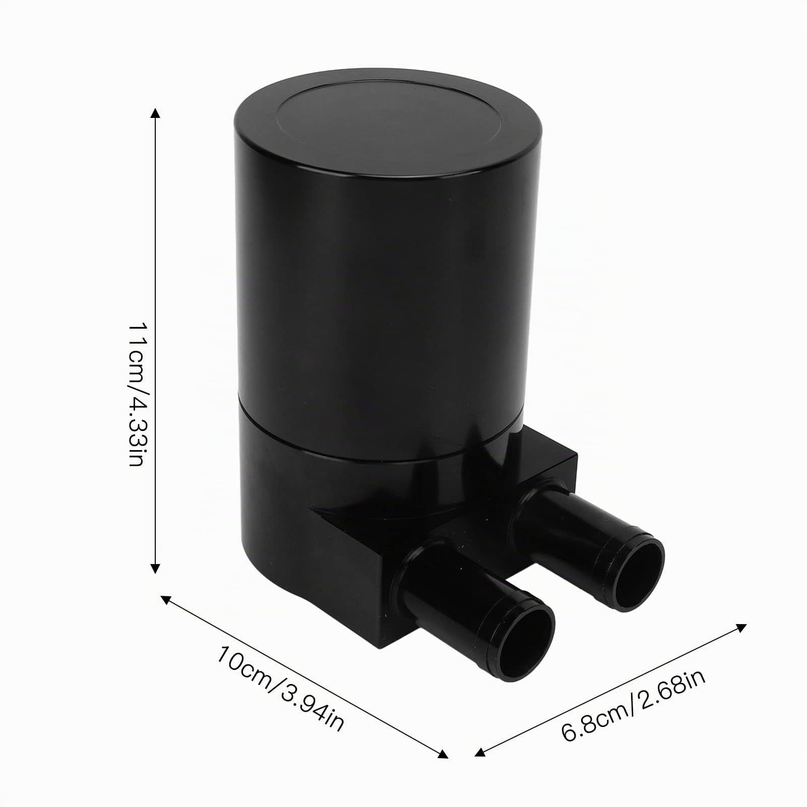 Filtro Universal Black Oil Catch Can Sostituzione del Serbatoio del Serbatoio Dell'olio in Lega di Alluminio per N54 335