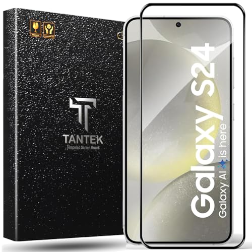 Image of TitanGuard Tempered Glass Screen Protector Guard for Samsung Galaxy S24 5G and Galaxy S25 5G - 9H Hardness, Military Grade, Anti-Static, Easy Installation Kit - 1 PACK