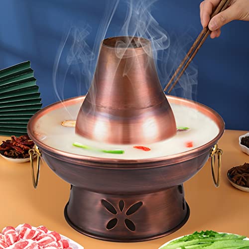 Olla china para hot pot de cobre 30 cm miniatura 2