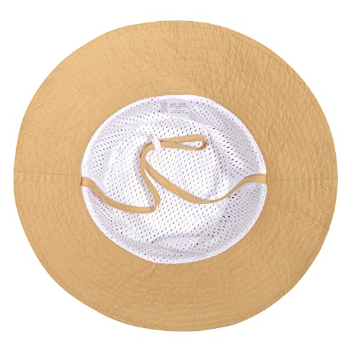 MaxNova Toddler Sun Hat Smile Face UPF 50+ Baby Bucket Hat for Boys Girls 0-5 Years3